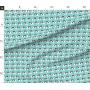 Spoonflower Fabric - Papillon, Dogs, Aqua, Toy Breed, Toy Spaniel, Blue, Puppy, Pet Printed on Performance Piqué Fabric by The Yard - Performance Athletic Apparel Fashion