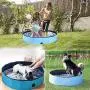 Winkeyes PVC Pet Dog Pool Pet Dog Swimming Pool Portable Foldable Pool Dogs Cats Bathing Tub Collapsible Non-Slip Puppy Bathing Tub Kid Ball Water Pond Kiddie Pool for Garden Bathroom Outdoor, 80x20cm Winkeyes PVC Pet Dog Pool Pet Dog Swimming Pool Portable Foldable Pool Dogs Cats Bathing Tub Collapsible Non-Slip Puppy Bathing Tub Kid Ball Water Pond Kiddie Pool for Garden Bathroom Outdoor, 80x20cm