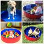 UMARDOO Fold Dog Pool - Pet Bath Pool, Swimming Pool Portable PVC Pet Paddling Bath Tub for Cats