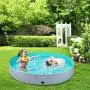 lunaoo Foldable Dog Pool - Portable Kiddie Pool for Kids, PVC Bathing Tub, Outdoor Swimming Pool for Large Small Dogs lunaoo Foldable Dog Pool - Portable Kiddie Pool for Kids, PVC Bathing Tub, Outdoor Swimming Pool for Large Small Dogs