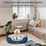 KROSER Deluxe 25.5''/33''/41''/48'' Dog Bed with Reversible Pillow (Warm and Cool), Super Soft Sleeping Pet Bed, Machine Washable & Removable Covers, Non-slip Waterproof Bottom Sofa Bed for Dogs 25-110LBS KROSER Deluxe 25.5''/33''/41''/48'' Dog Bed with Reversible Pillow (Warm and Cool), Super Soft Sleeping Pet Bed, Machine Washable & Removable Covers, Non-slip Waterproof Bottom Sofa Bed for Dogs 25-110LBS