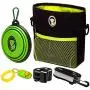 PERRAMA Dog Treat Bag, Training Pouch for Small and Large Dogs with Clicker and Collapsible Food Bowl BPA Free – Pet Treats Tote Bag with Waist and Shoulder Reflective Straps and Belt Clip PERRAMA Dog Treat Bag, Training Pouch for Small and Large Dogs with Clicker and Collapsible Food Bowl BPA Free – Pet Treats Tote Bag with Waist and Shoulder Reflective Straps and Belt Clip