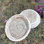 LWINGFLYER Bowl-Shaped Cat Scratch Board Pad Straw Pet Nest Bed Cat Toy Supplies Hand-Woven Rattan Grass Bed