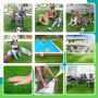 SavvyGrow Artificial Grass for Dogs AstroTurf-Rug - Premium 4 Tone Synthetic Astro Turf, Easy to Clean with Drain Holes - Fake Turfs for Patios – Non Toxic (Many Sizes)(17 in x 24 in)