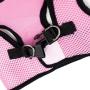Weebo Pets SoftnSafe Adjustable Dog Harness (Pink, S)