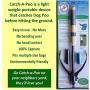Pooper Scooper For Dogs - Free Bags - The ''Catchapoo'' Catches Dog Poo Before It Hits the Ground