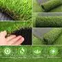 PINVNBY 2 Pcs 11.8” x 23.6” Puppy Grass Pee Pads, Artificial Pet Turf Fake Grass Mat for Puppy Dog Potty Training,Carpet Doormat Indoor & Outdoor Use