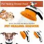 Simo Tech PET Shower Head Massage Bath Clean Brush Tool for Dog Cat Puppy Simo Tech PET Shower Head Massage Bath Clean Brush Tool for Dog Cat Puppy