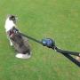 Petopt Dog Poop Bag Holder Leash Attachment,Heavy Duty Waterproof, Fits Any Dogs Running,Walking,Hiking Accessory (Dark Gray)