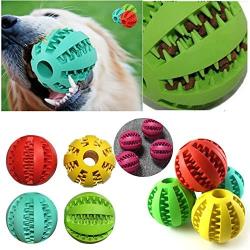 Gaorui Rubber Ball Pet Dog Cat Chew Treat Quack Food Dispenser Holder Training Dental