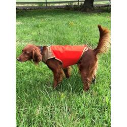 CUGA Vest Serious Protection for The Active Dog (XL-Narrow Chest, Narrow Coyote/Orange)