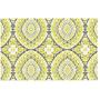 KESS InHouse Miranda MOL Yellow Tessellation Feeding Mat for Pet Bowl, 18 by 13-Inch