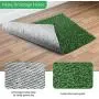 Upgrade Large Dog Grass Pad with Tray (35’’X23.2’’), Artificial Grass Mats Washable Pee Pad and Professionally Pet Toilet Potty Tray, Replacement Dogs Turf Potty Training for Indoor Outdoor Apartment