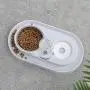 Yangmani New Automatic Feeder Drinking Fountains Dual Port Drinking Bowls Bowls Stainless Steel Pet Supplies Feeding Stations Yangmani New Automatic Feeder Drinking Fountains Dual Port Drinking Bowls Bowls Stainless Steel Pet Supplies Feeding Stations