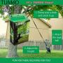 Tumbo Tugger Exercise Dog Toy - (Hanging Bungee Rope tug Toy) ENTERTAINS Your Dogs w/Energetic, Interactive Solo Play tug or war Action