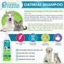 Particular Paws Oatmeal Shampoo for Dogs and Cats with Shea Butter, Aloe Vera, Chamomile Particular Paws Oatmeal Shampoo for Dogs and Cats with Shea Butter, Aloe Vera, Chamomile