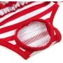 Alfie Pet - Charlotte Diaper Dog Sanitary Pantie with Suspender for Girl Dogs - Color: Red, Size: Medium Alfie Pet - Charlotte Diaper Dog Sanitary Pantie with Suspender for Girl Dogs - Color: Red, Size: Medium