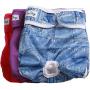 JoyDaog(3 Pack Large Dog Diapers for Female Reusable Premium Doggie Wrap XL