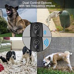 GSmade Dog Barking Deterrent Devices - Dog Trainer Built-in 700mhA Rechargble Battery Fixed/Variable Frenquency Mode Dog Barking Control Devices Light Spot Reactive Toy for Kitty and Puppy