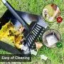 Dog Pooper Scooper with 2 Pack Pet Grooming Gloves, Poop Scooper for Large and Small Dogs with Long Handle, Metal Pet Poop Tray and Rake Set for Dirt, Gravel, Lawns, Grass Dog Pooper Scooper with 2 Pack Pet Grooming Gloves, Poop Scooper for Large and Small Dogs with Long Handle, Metal Pet Poop Tray and Rake Set for Dirt, Gravel, Lawns, Grass