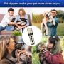 CLL Dog Clipper, Cordless Quiet Pet Hair Clipper Rechargeable Pet Electric Hair Beauty Tool Suitable for Dogs and Other Animals, 3H Working Time, Gold 1