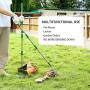 amorus Dog Pooper Scooper Extra Large, Adjustable Long Handle Pooper Scooper for Large Small Medium Dogs, Metal Tray and Rake Set for Pets, Great for Lawns, Grass, Dirt, Gravel