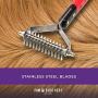 Ryans Pet Supplies Paw Brothers 10-Blade Undercoat Rake for Dogs, Medium