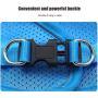 Dog Harness Blue no Pull,Reflective Breathable Adjustable Comfort,for Small Medium Large Dog,for Training Walking
