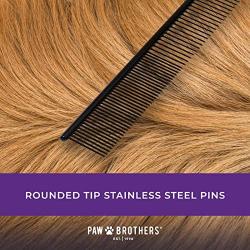 Ryans Pet Supplies Paw Brothers Greyhound Style Comb for Dogs, True Teflon, Fine/Medium, 7.5in