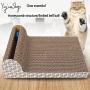 GUSEN Cat Scratching Post pad mat with Ball Placed in a Side Groove of The Shelf