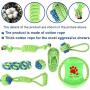 Dog Rope Toys Yooumoga 7Pcs Dog Toy for Small to Medium Dogs, Puppy, and Pets - as Aggressive Chewers for Dog Toys - Dog Training - Dog Teething Cleaning