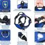 MeyKoo Dog Harness No Pull Soft Breathable,Easy Put on &Off No Choke Control Training Handle Outdoor Walk Joyride,Adjustable Reflective Padded Leash Vest Harness for Small Medium Large Dogs (S, Black) MeyKoo Dog Harness No Pull Soft Breathable,Easy Put on &Off No Choke Control Training Handle Outdoor Walk Joyride,Adjustable Reflective Padded Leash Vest Harness for Small Medium Large Dogs (S, Black)