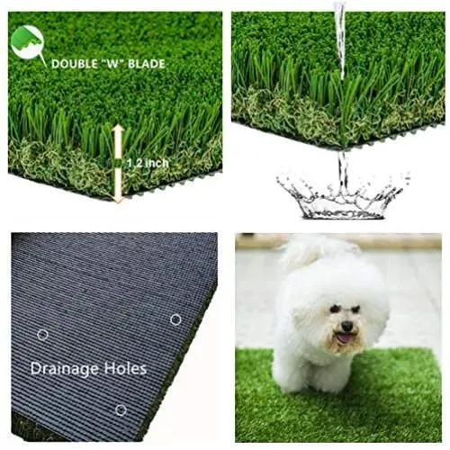 MTBRO Dog Grass Mat, Professional Dog Grass Pee Pads and Dog Potty