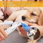 Hobea Dog Nail Clippers and Trimmer with LED Light, Upgraded Cat Nail Clipper with Nail File, Sharp Blade with Lock Switch, Pet Nail Clippers for Small Medium Animals[2020 New Version] (Nail Clipper)