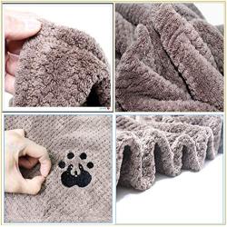 NLUJGYAV Dog Towel Super Absorbent Small Microfiber Fast Dry Plush Soft Shower Travel Pet Towels Suitable for Cats Puppies Abou3 Pounds and Chihuahua Dogs
