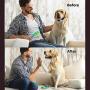 Boshel Dog Hair Brush 2 In 1 Dog Brush And Dog Hair Remover Brush - Dog Pin Brush - Cat Brush And Cat Hair Remover - Pet Brush And Pet Hair Remover, Detangler Brush, Dog Bath Brush, Dog Grooming Brush