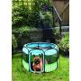 Pet Portable Foldable Play Pen Exercise Kennel Dogs Cats Indoor/outdoor tent for small medium large pets Animal Playpen with Pop up mesh cover great for travel LARGE,BLUE/GREEN