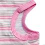 Ollypet Pink Shirt for Small Pets Dog Clothes Striped Tank Top Cotton Summer Apparel Chihuahua