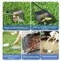 SCENAY Dog Pooper Scooper, Upgraded Large 49'' Pet Waste Shovel Poop Scooper Tray and Rake Set Adjustable Long Handle Pet Poop Scoop for Large Medium Small Dogs and Pets