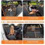 URPOWER 4-in-1 Convertible Dog Car Seat Cover 100% Waterproof Dog Seat Cover Nonslip Dog Hammock 600D Heavy Scratchproof Pet Seat Cover for Cars Back Seat with Mesh Window for Cars Trucks and SUVs