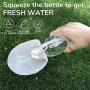 LumoLeaf No Spill Dog Water Bowl + Dog Water Bottle, No-Spill& No-Leak Travel Accessories for Walking, Hiking and Traveling.