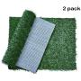 Dog Grass Pad, 2-Pack Portable Grass Pee Pads for Dogs Washable Professional Dog Grass Mat Training Grass Pee Pad for Indoor Outdoor Porches Apartments and Grass Turf Mat Replacement (18 x 28)