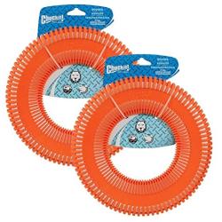 Chuckit! Rugged Flyer Dog Toy,Small or Large (2 Pack)