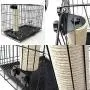 Petter Cat Scratching Post, Sisal Cat Scratcher Climber Wall Cat Scratching Post Cage Mounted Sisal Scratcher for Cats Space-Saving Scratch Post Petter Cat Scratching Post, Sisal Cat Scratcher Climber Wall Cat Scratching Post Cage Mounted Sisal Scratcher for Cats Space-Saving Scratch Post