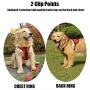 SHUNAI No Pull Dog Harness Pet Vest, Walking Dog Harness, Adjustable & Breathable Design, Great fit for Poodle,Bulldog,Labrador,Golden Retriever,Husky,Bulldog,Shepherd Dog and More(Not Include Leash)