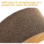 Hollypet Cat Scratcher, 3 in 1 Cat Scratch Pad, Kitten Lounge Bed, Premium Recyclable Corrugated Cardboard