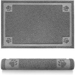 SHUNAI Pet Feeding Mat for Dogs and Cats Extra Large Flexible and Waterproof Pet Food and Water Bowl, Easy to Clean Dog Food Mat Floors with Non Slip Back …