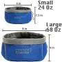 Friends Forever Collapsible Dog Bowl - 2 Pack Travel Dog Bowl, Water and Food Bowls for Dogs - Portable Pet Hiking Accessories Friends Forever Collapsible Dog Bowl - 2 Pack Travel Dog Bowl, Water and Food Bowls for Dogs - Portable Pet Hiking Accessories