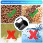 Pet Food Scoop, Dog Food Cups, Plastic Food Scoop with Measuring Lines, (Includes 1 C, 3/4 C, 1/2 C, 1/4 C), Pet Food Measuring Cups for Dog, Cat or Bird Food, Injection Molded and Dishwasher Safe