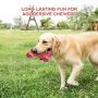 petizer Dog Chew Bone Toys for Extreme Aggressive Power Chewers,Teeth Cleaning Chew Bone | Tough Durable Indestructible Nylon Pet Toy for Medium &Large Dogs